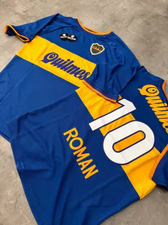 Camiseta Boca Quilmes 2000 retro premium