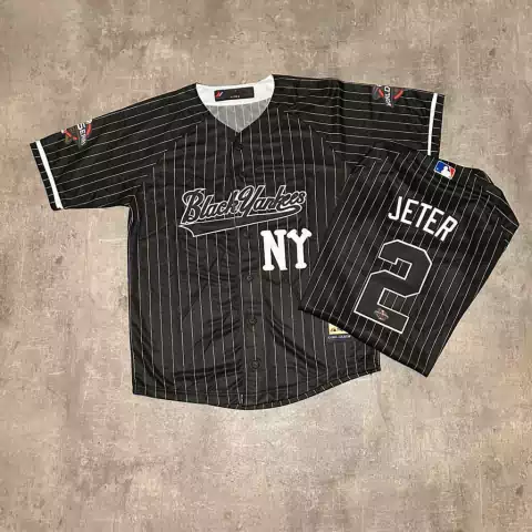 Camiseta MBL Black Yankees 2 negra