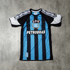 Camiseta Racing Petrobras celeste y negra retro