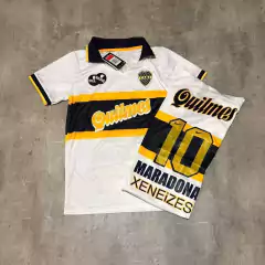 Camiseta Boca Quilmes 1997 Maradona blanca en internet