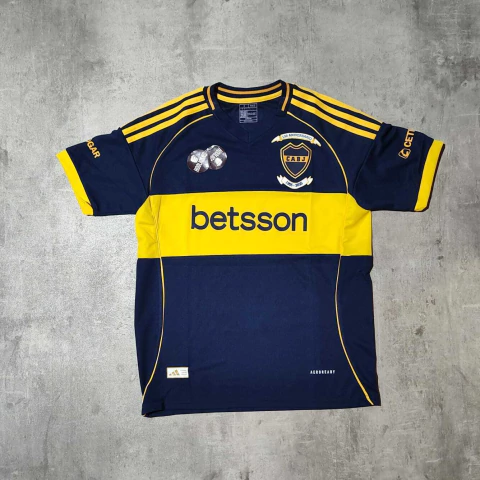 Camiseta Boca Betsson 2026 titular azul oscura