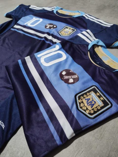 Camiseta AFA 2011 Messi suplente azul retro - comprar online