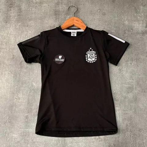 Camiseta AFA Negra reflex niño