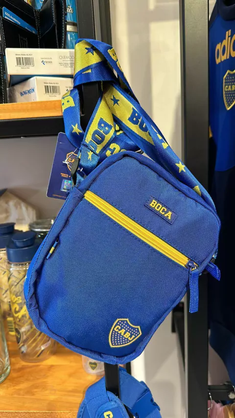 Bandolera Boca bolso oficial azul