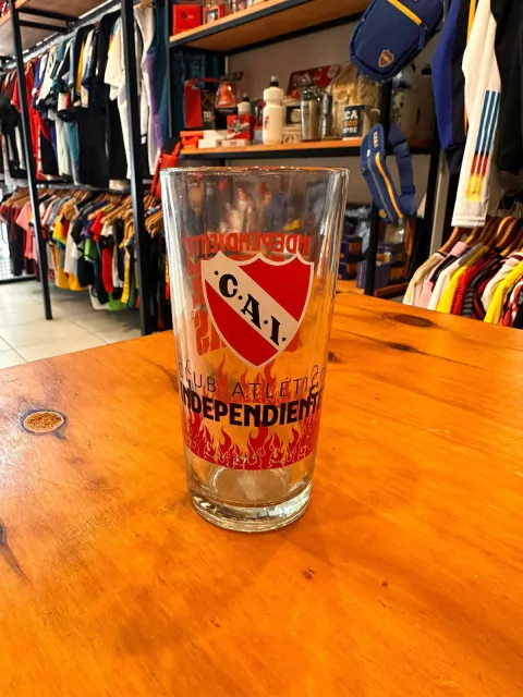 Vaso de vidrio Independiente oficial