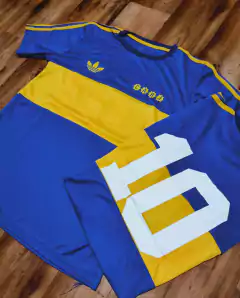 Camiseta Boca 1981 azul clara retro Maradona en internet