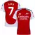 Camisa-Adidas-Arsenal-2024-2025-Oficial-Home-Vermelha-Personalizada-Saka-7-Futebol-Football-Soccer
