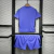 Camisa-Infantil-Manchester-United-2024-2025-Oficial-conjunto-camiseta-shorts-Azul-M-camiseta-original-Adidas-Antony-MU-premier-league-blue-champions-League-futebol
