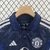 Camisa-Infantil-Manchester-United-2024-2025-Oficial-conjunto-camiseta-shorts-Azul-M-camiseta-original-Adidas-Antony-MU-premier-league-blue-champions-League-futebol