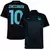 Camisa-Mizuno-Lazio-2024-2025-Oficial-Third-Preta-Zaccagni-10-Futebol-Football-Soccer
