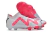 Chuteira-Puma-Future-Ultimate-Branca-Rosa-Neymar-JR-original-oficial-campo-society-futsal-travas-botas-de-futebol-cano-alto-profissional-black-friday-promoção
