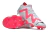 Chuteira-Puma-Future-Ultimate-Branca-Rosa-Neymar-JR-original-oficial-campo-society-futsal-travas-botas-de-futebol-cano-alto-profissional-black-friday-promoção