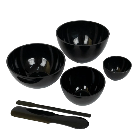 Kit com 4 Cubetas e 2 Espátulas - Acessórios para Estética - Estek