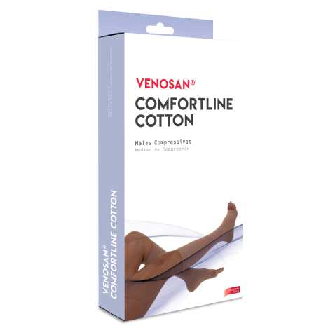 Meia De Compressão Confortline Cotton 3/4 20-30 - Venosan