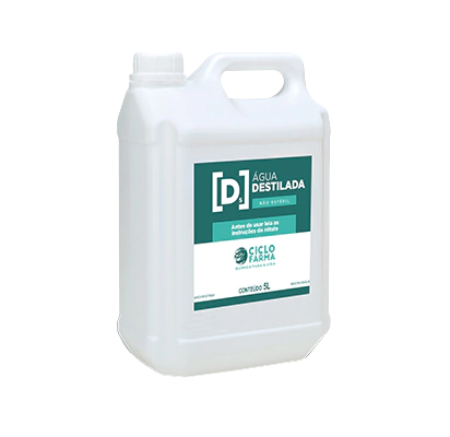 Água destilada 5 L