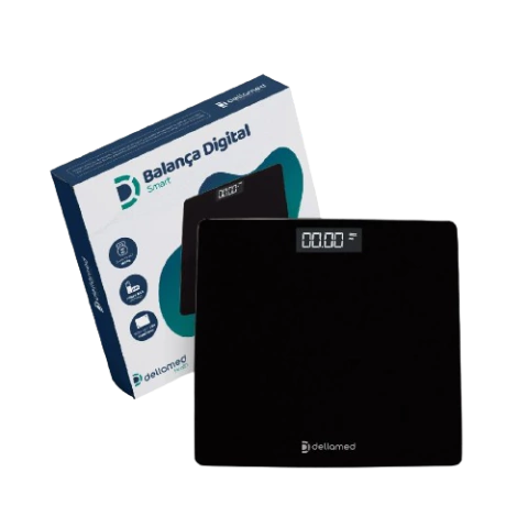 Balança Digital Smart Corporal Tela em LED até 180 Kg Dellamed