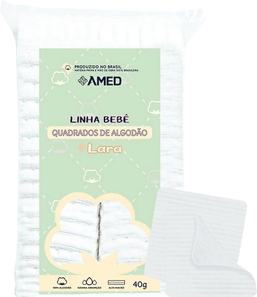 Algodão quadrado 100 G