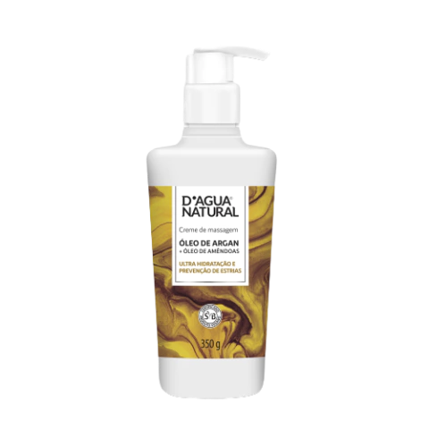 Creme de Massagem Óleo de Argan + Óleo de Amêndoas | 350g