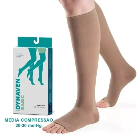 Meia de Compressão Dynaven Basic Panturrilha 20-30