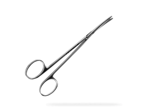 Tesoura Cirurgica Metzembaum Reta Curva 12cm - Golgran