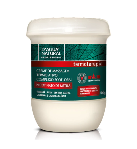 Creme De Massagem Termo Ativo Complexo Ecofloral 650g - D'água Natural