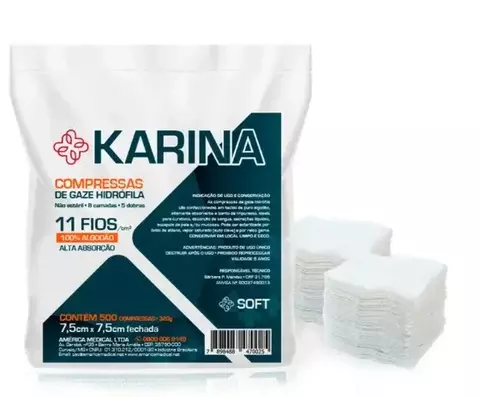 Compressa De Gaze 11 Fios Karina - Amed