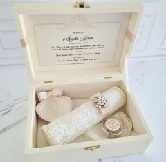 Kit Bautizo Lujo Neutro mod. KB011-N Personalizado en internet