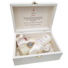 Kit Bautizo Lujo Rosa mod. KB001-R Personalizado en internet