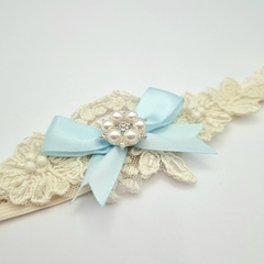 Liguero Novia con detalle en azul mod. LN008 - comprar en línea