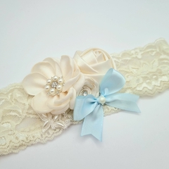 Liguero Novia con detalle en azul mod. LN003 - comprar en línea