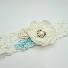 Liguero Novia con detalle en azul mod. LN001 - comprar en línea