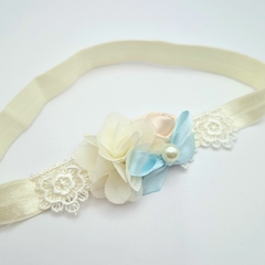 Liguero Novia con detalle en azul mod. LN009