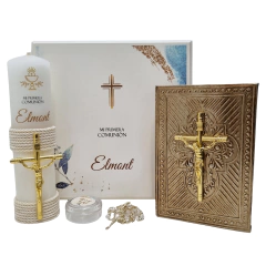 Kit Primera Comunión Lujo Azul mod. KC004-A Personalizado - comprar en línea