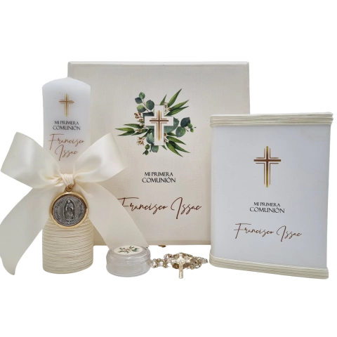 Kit Primera Comunión Lujo Neutro mod. KC001-N Personalizado - comprar en línea