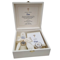 Kit Primera Comunión Lujo Azul mod. KC001-A Personalizado en internet