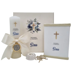 Kit Primera Comunión Lujo Azul mod. KC001-A Personalizado - comprar en línea