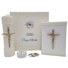 Kit Primera Comunión Lujo Azul mod. KC010-A Personalizado - comprar en línea