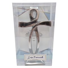 Figura Pewter Cruz Infinito | Pedido mínimo 12 pz
