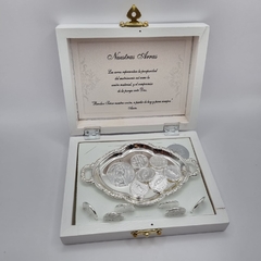 Estuche Arras Amor Blanco (Chapa Oro y Plata)