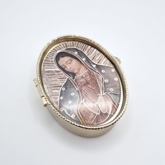 Cajita Italiana Ovalada Virgen