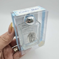Botella Mediana Lujo p/ Agua Bendita| Pedido mínimo 12 pz - Papyros Recuerdos y Accesorios