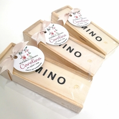 Dominó con caja de madera | Pedido mínimo 12 pz en internet