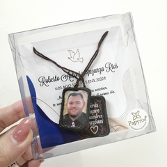 Escapulario Grande con foto | Pedido mínimo 12 pz