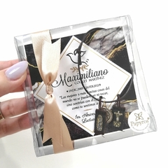 Pulsera Escapulario Chico CON DIJE San Benito | Pedido mínimo 12 pz - comprar en línea