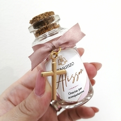 Botella chica agua bendita con etiqueta | Pedido mínimo 12 pz - tienda en línea