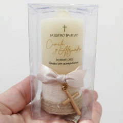 Cirios Mini personalizados impresión al frente, 4x8 cm / Pedido mínimo 12 pz - comprar en línea