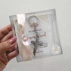 Llavero Cruz Acero Inoxidable | Pedido mínimo 12 pz - comprar en línea