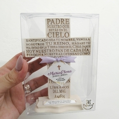 Cruz Padre Nuestro c/base | Pedido mínimo 12 pz - comprar en línea