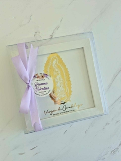Paquete 9 Cuadros Virgen de Guadalupe c/ Foil | TARJETA PERSONALIZADA en internet