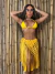 Saia Macrame amarela - SC Moda Praia